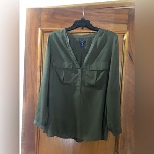 Gap forrest  green  long sleeve and 3/4 sleeve  Size M